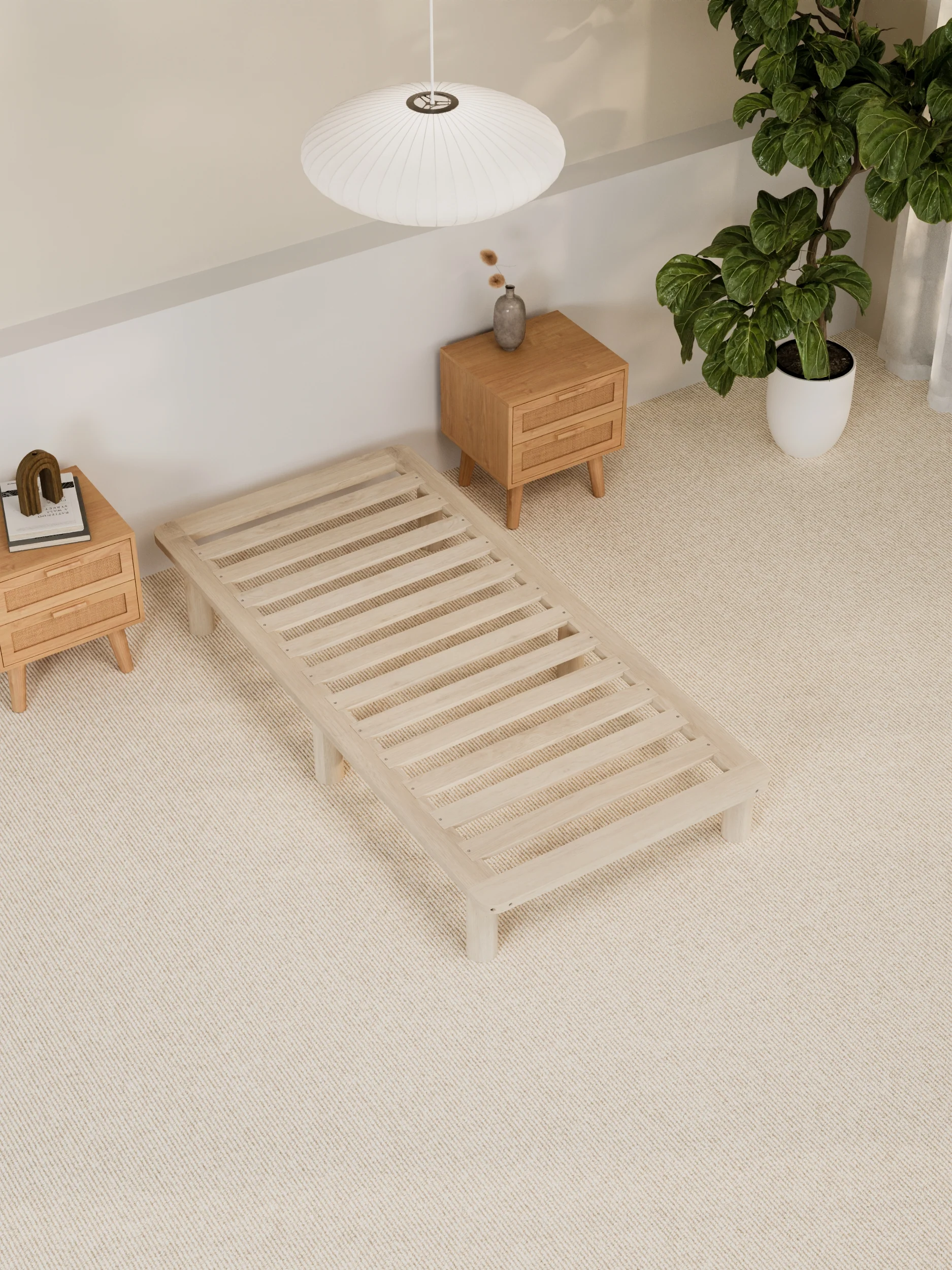Chelsea Minimal Wooden Bed Base - Image 10