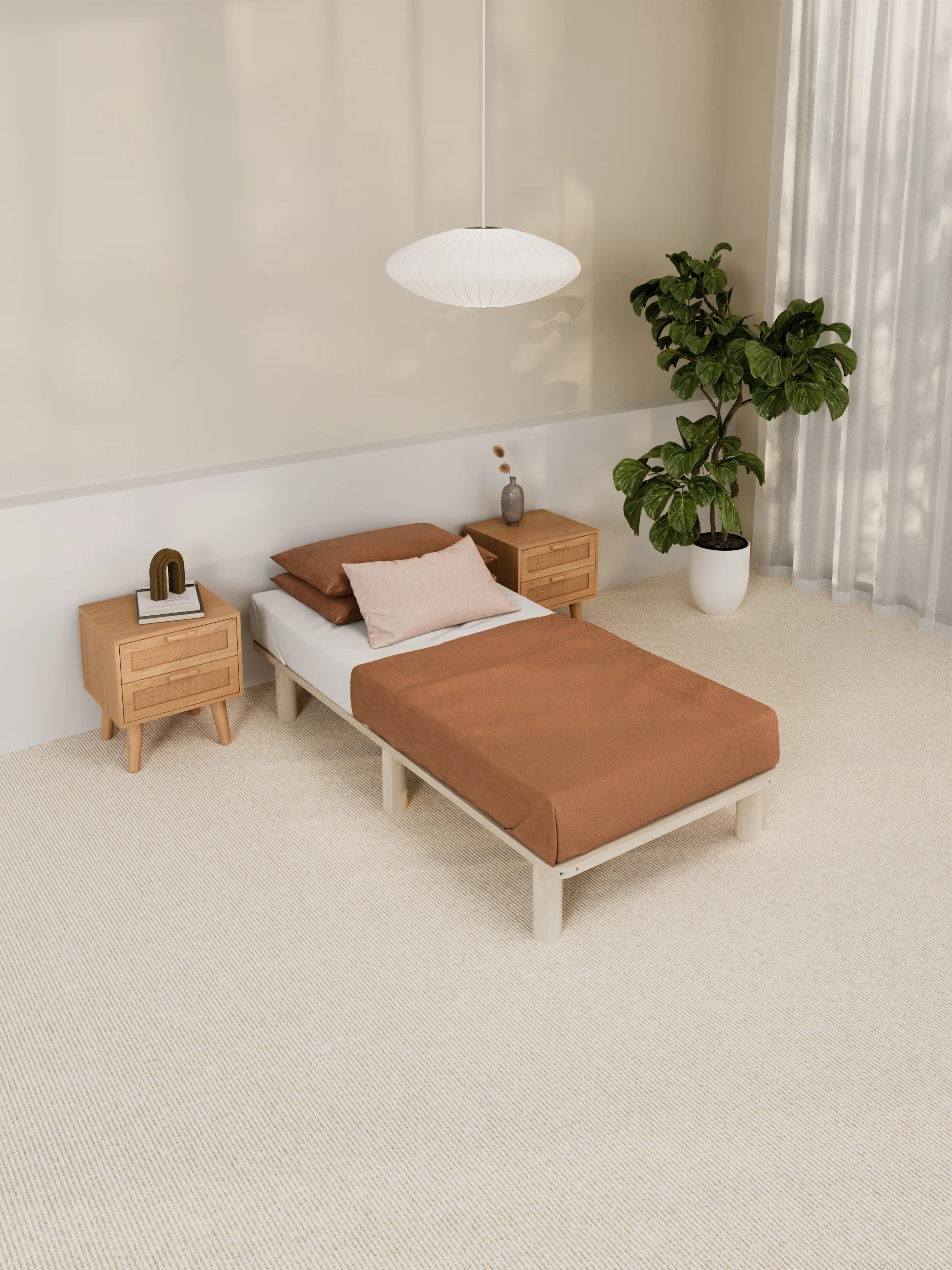 Chelsea Minimal Wooden Bed Base - Image 9
