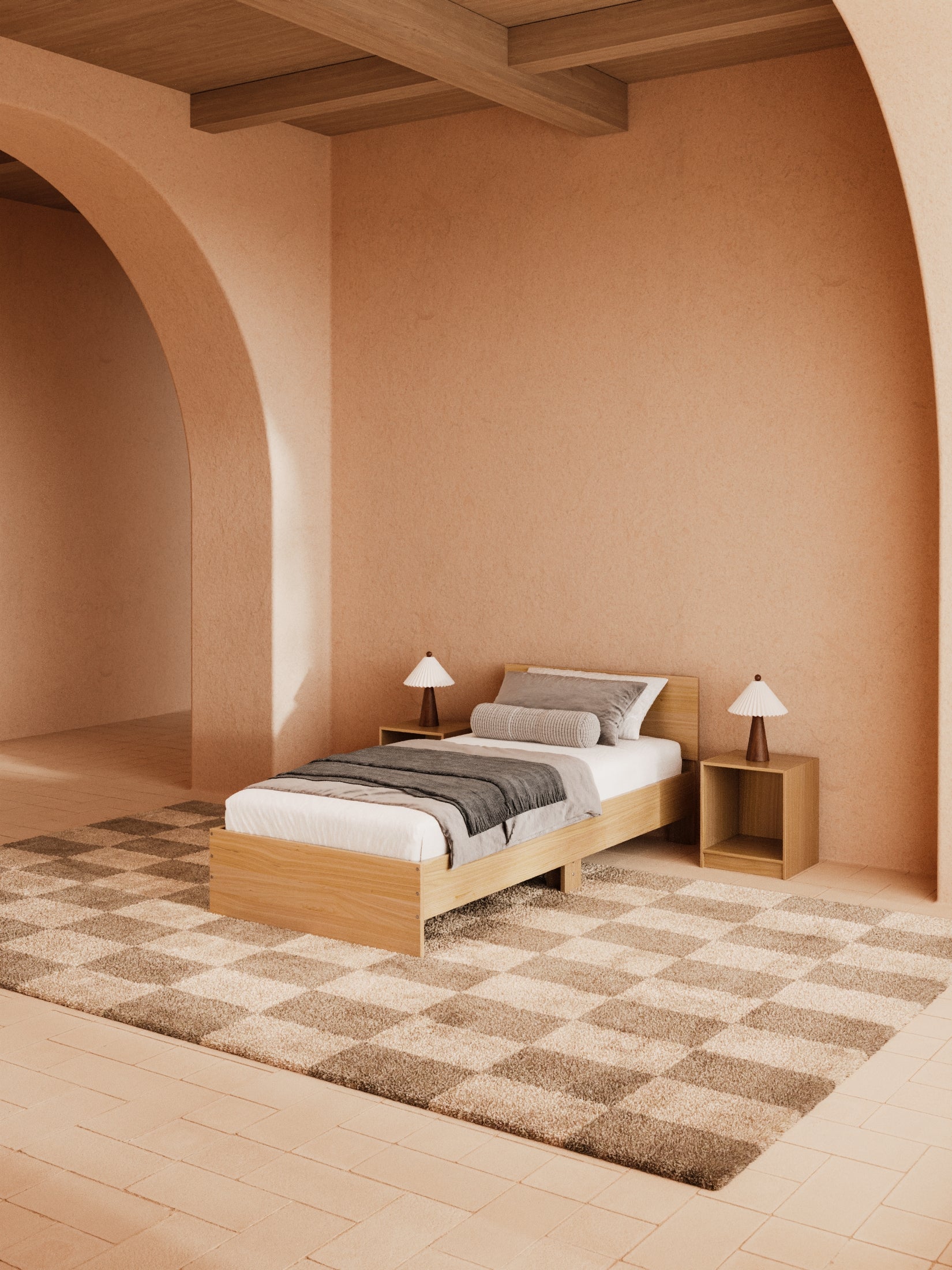Cody Natural Timber Bed Frame - Image 5