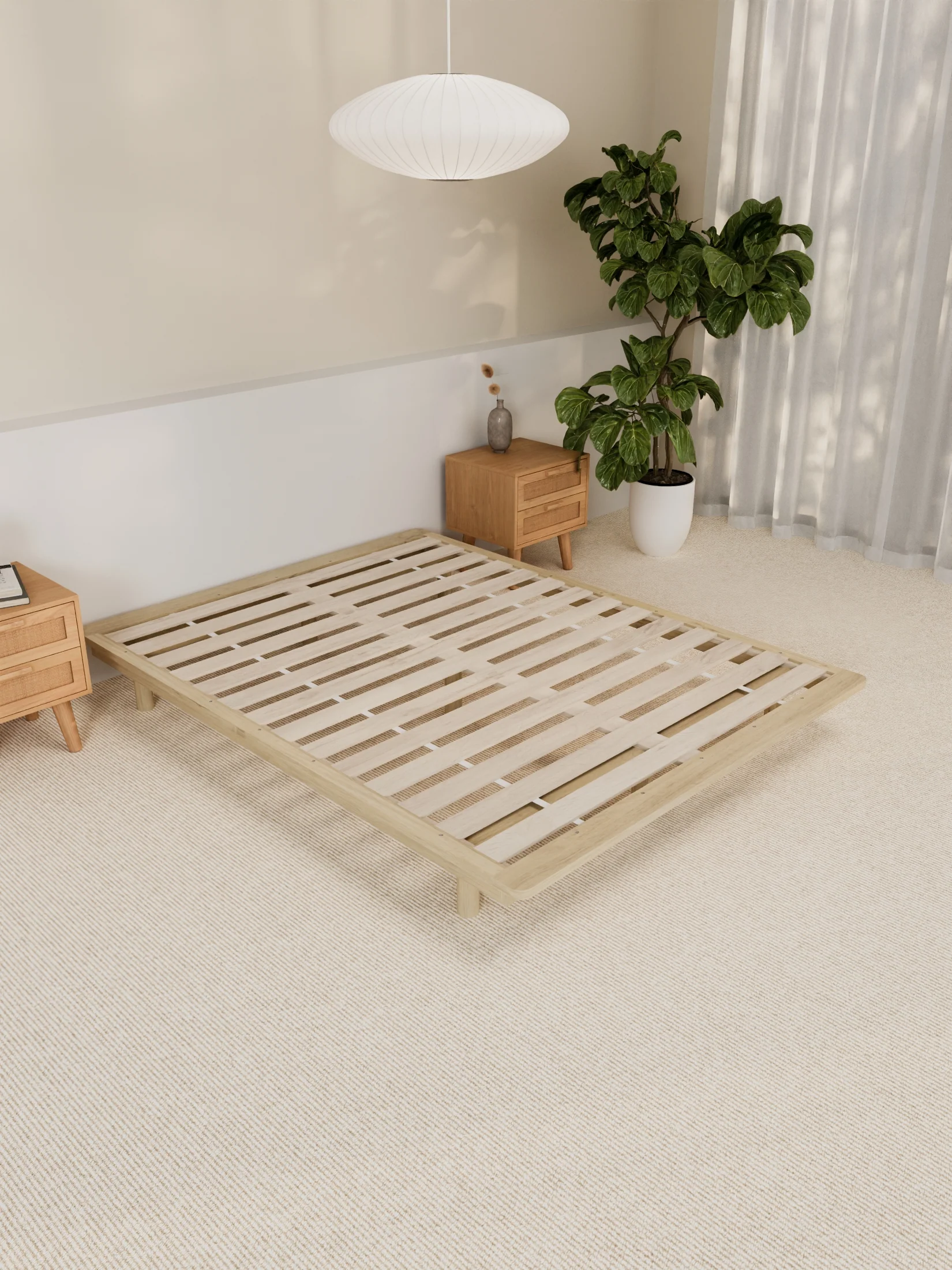 Harper Wooden Bed Base - Image 2