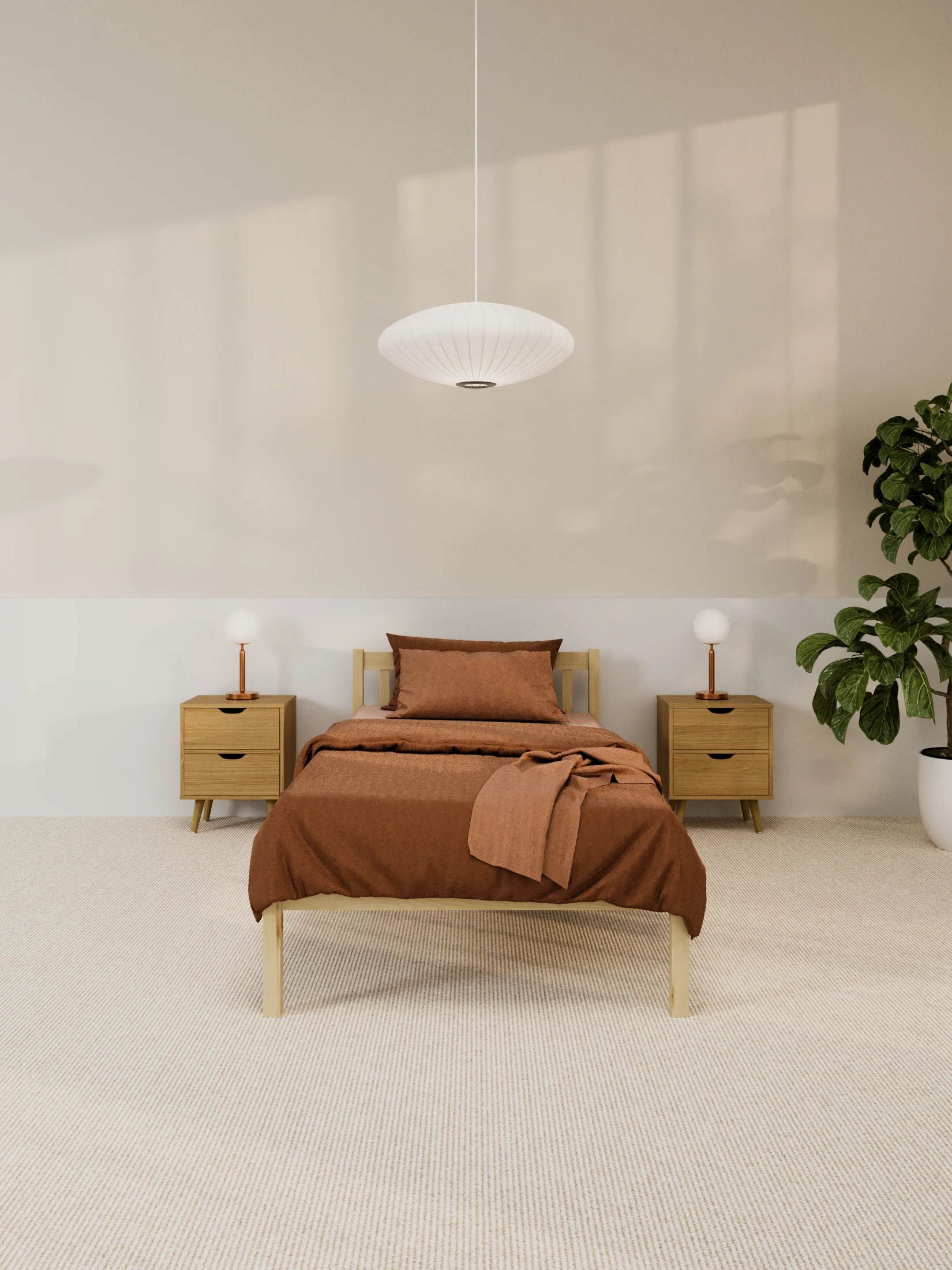Heron Classic Timber Bed Frame - Image 4