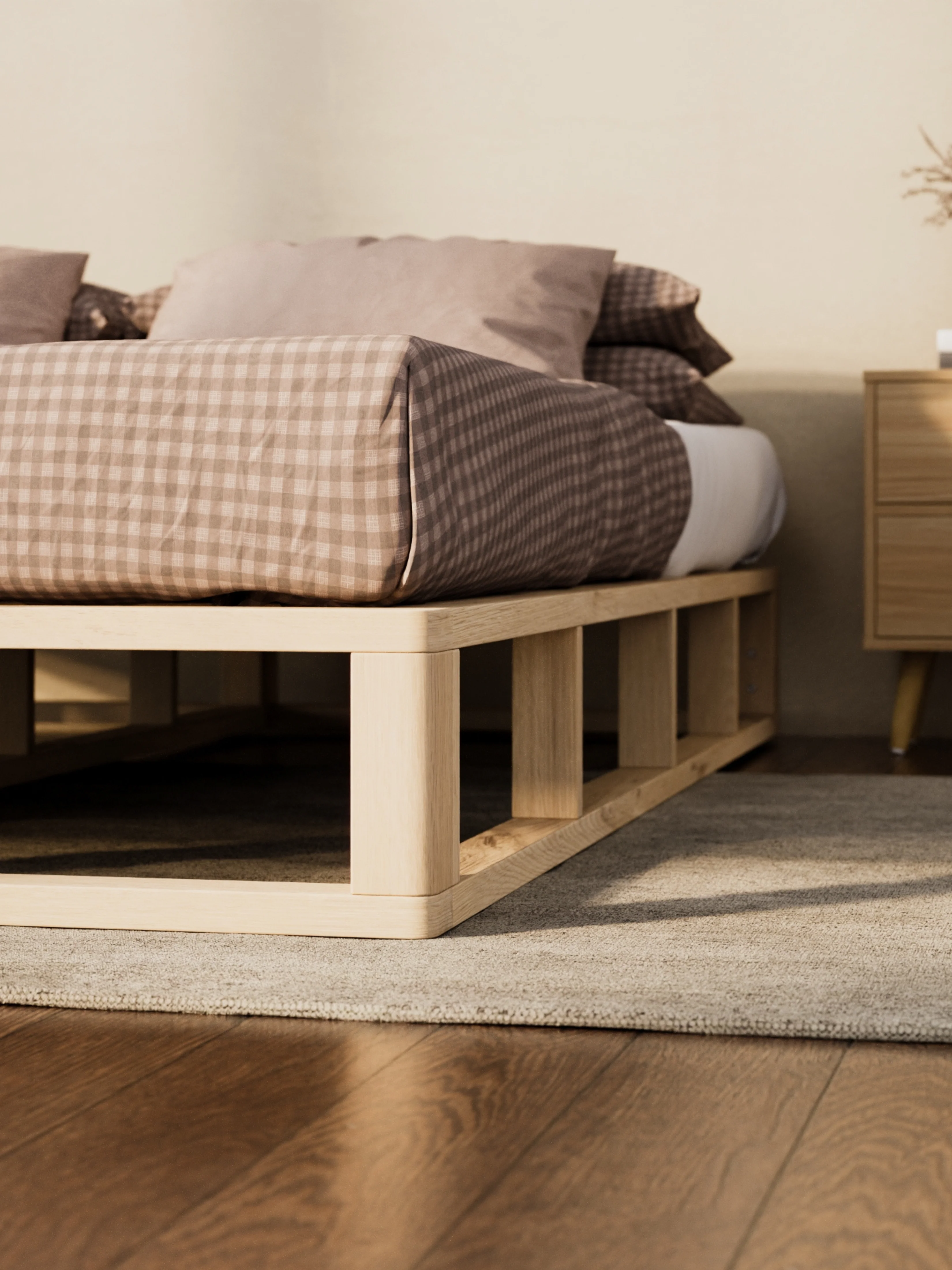 Oasis Pallet Wooden Bed Base - Image 4