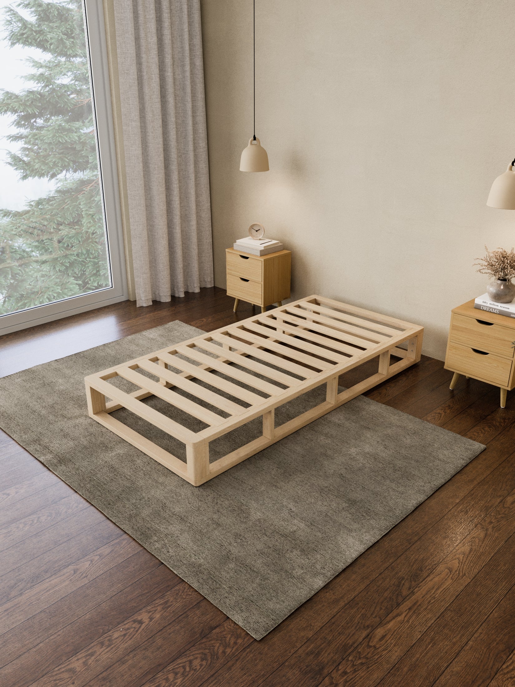 Oasis Pallet Wooden Bed Base - Image 8
