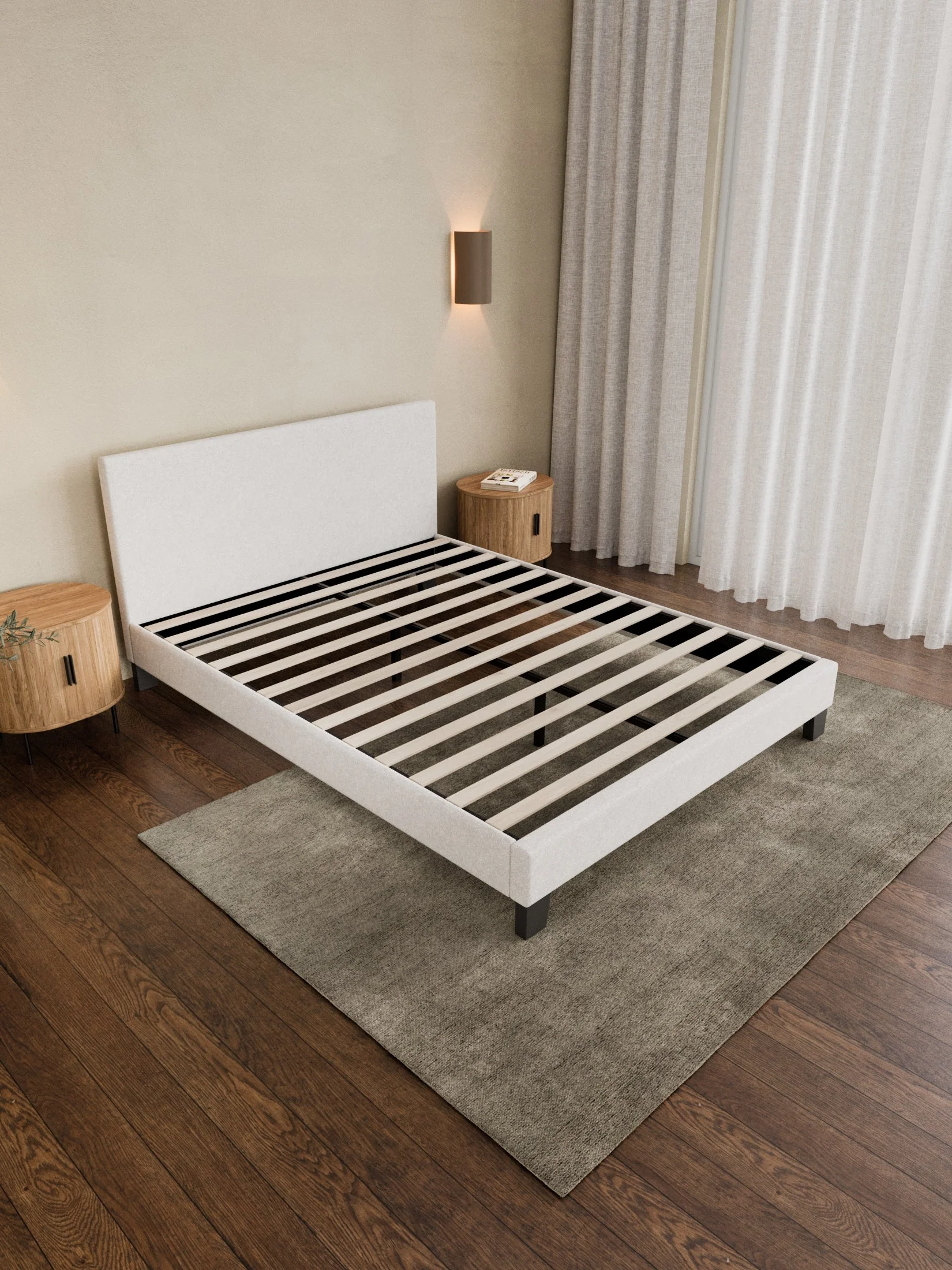 Tori Cloud Boucle Bed Frame - Image 3
